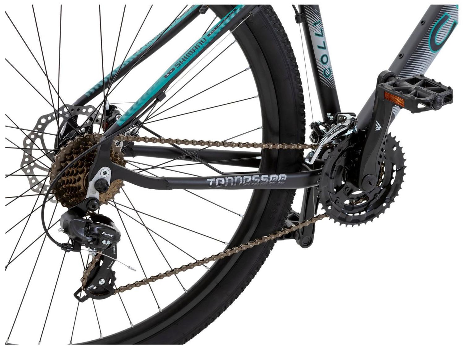 Bicicleta Aro 29 Colli Tennessee 21 Marchas Freio a Disco Câmbio Shimano Alumínio