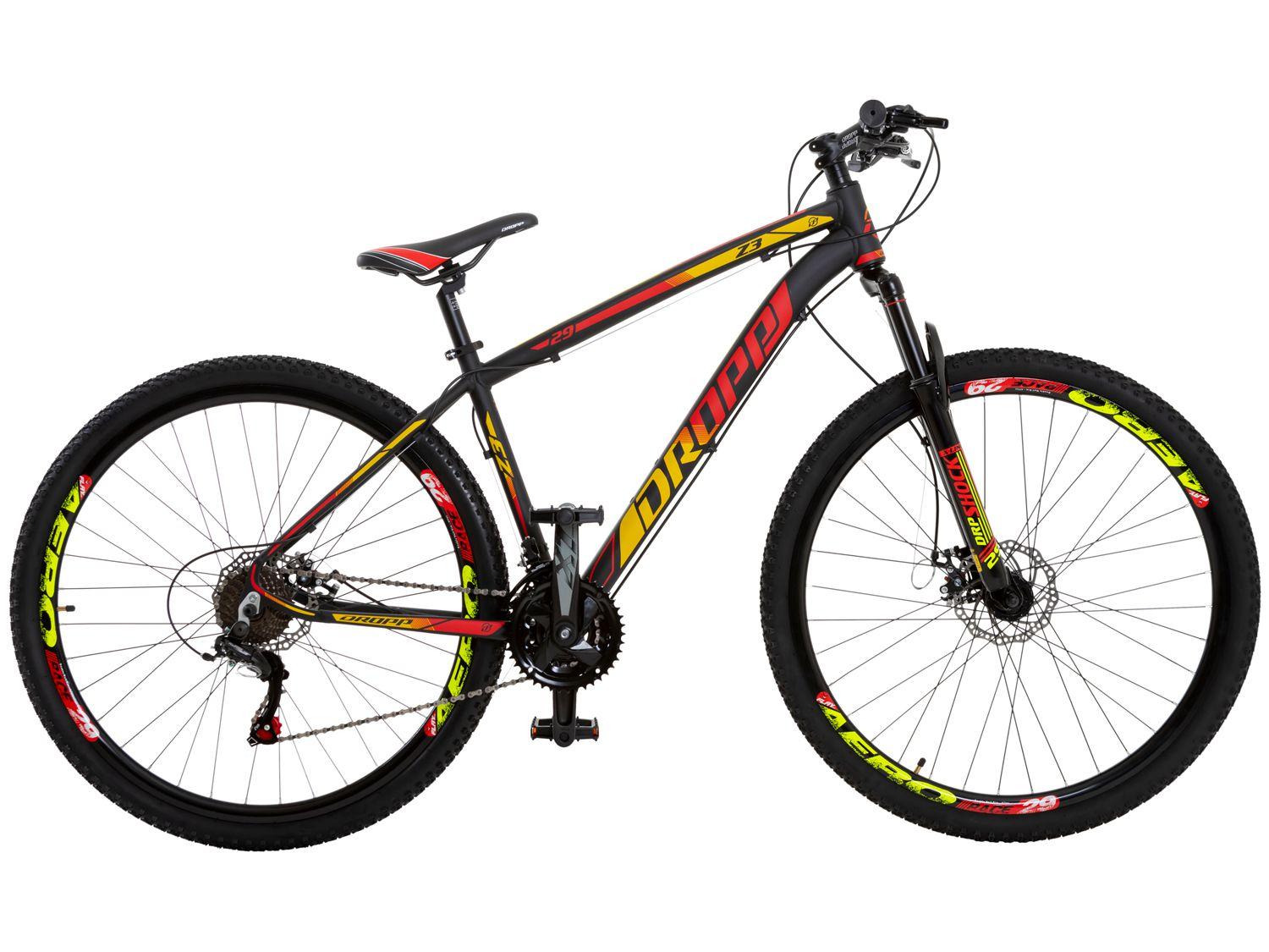 29" - Preto, Vermelho e Amarelo - 17"
