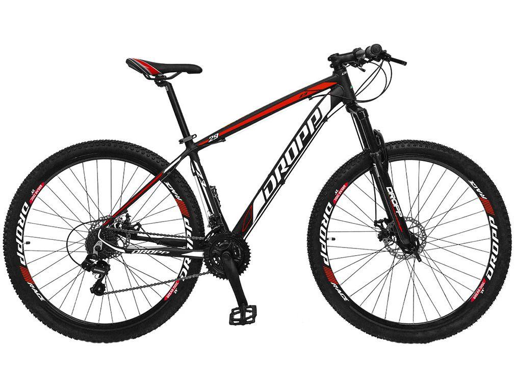 29" - Preto, Vermelho e Branco - 19"
