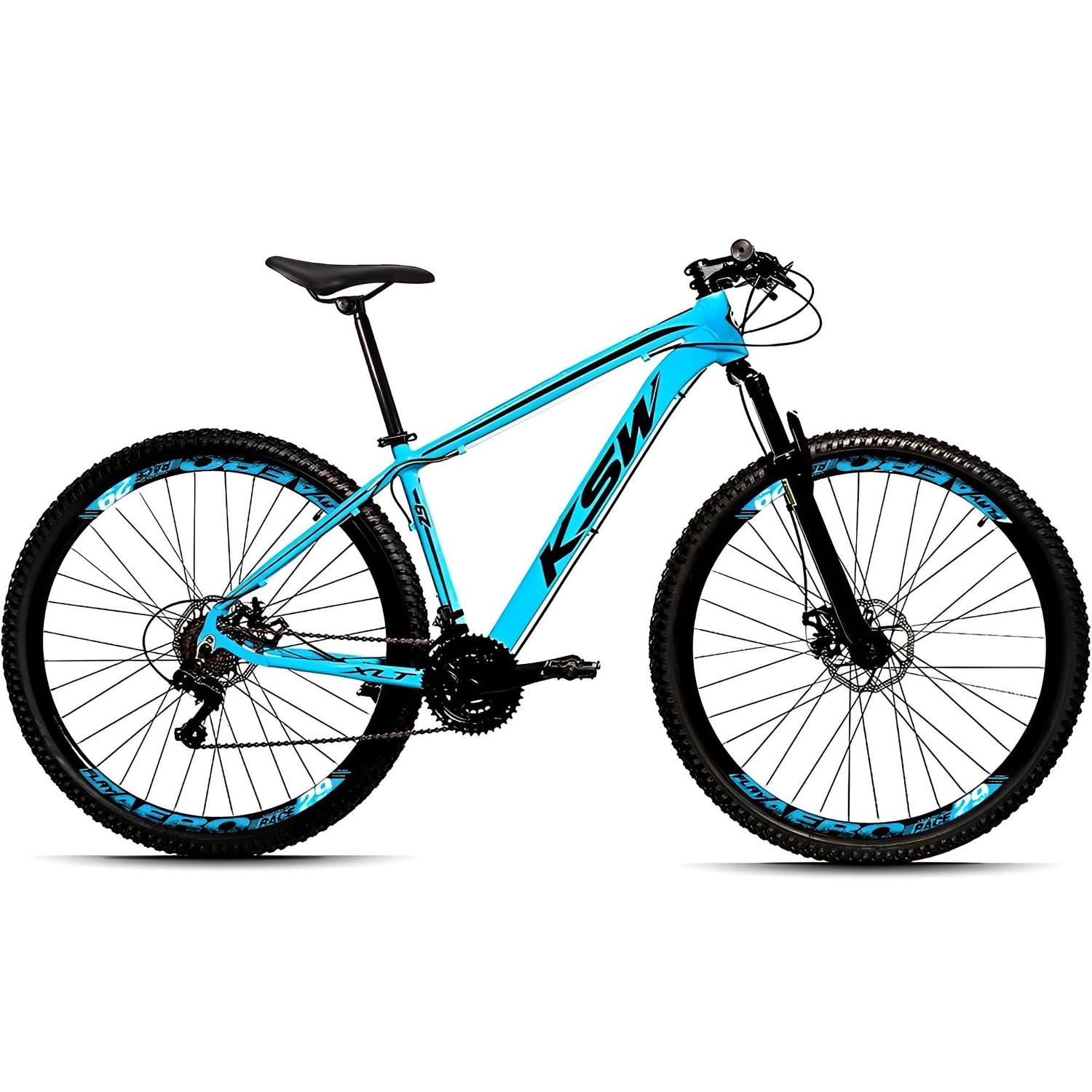 Bicicleta Aro 29 Ksw 27v Alivio Freio Hidraulico Trava e k7 Bicicleta Mountain Bike Magazine Luiza