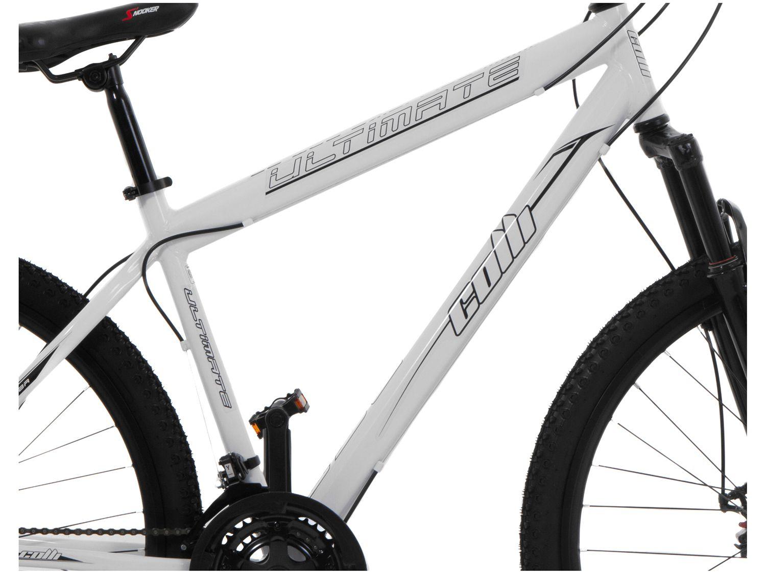 Bicicleta Colli Bike Ultimate Aro 29, Câmbio Importado, Quadro 19” - Branca  | Casas Bahia