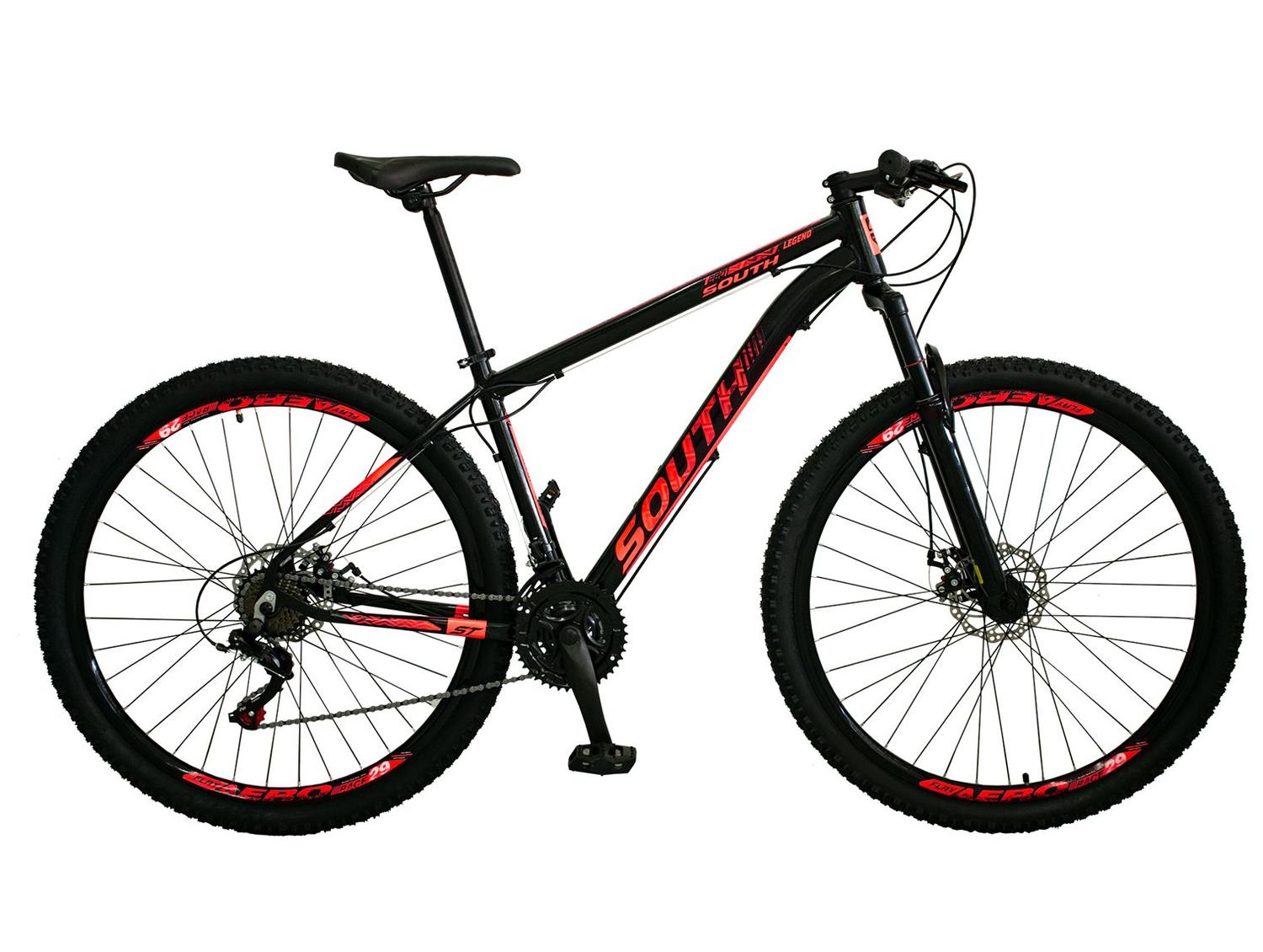 Bicicleta Aro 29" South Bike Slim Freio a Disco 21 Marchas