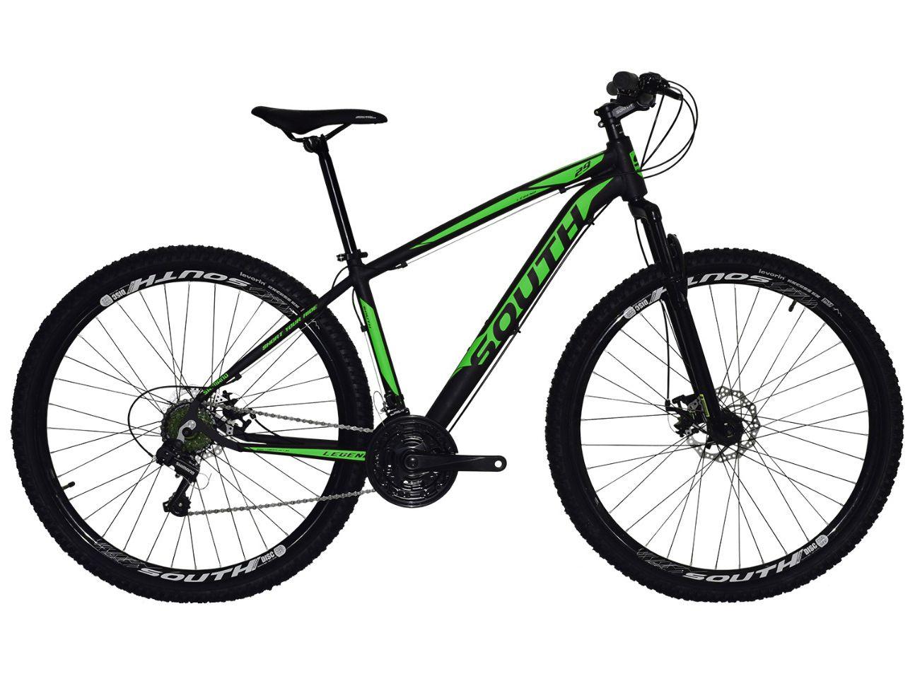 29" - Preto e Verde - 19"