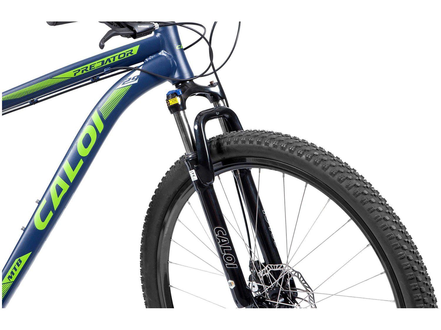 Bicicleta Caloi Predator Aro 29 21 Marchas - Suspensão Dianteira Quadro de  Alumínio - Bicicleta Mountain Bike - Magazine Luiza