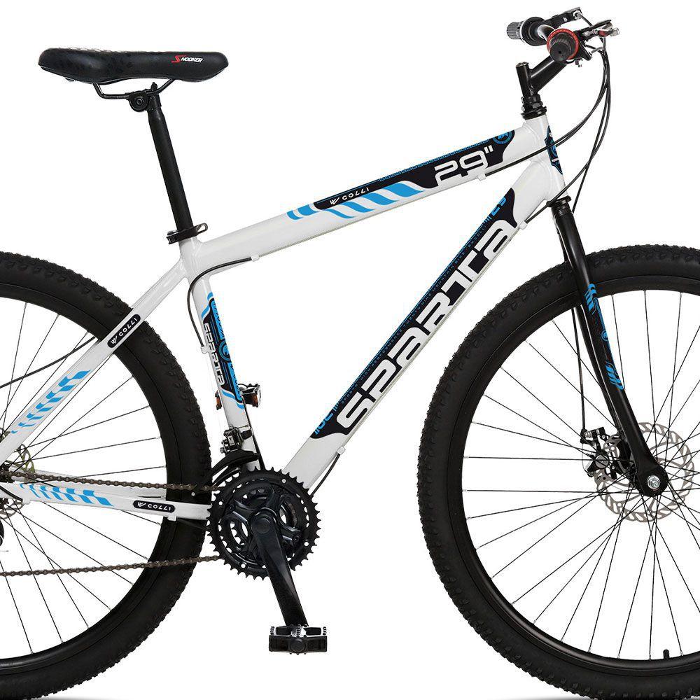 Bicicleta Colli Sparta MTB Aro 29 21 Marchas Aro Aero Freios a Disco 415  Preto