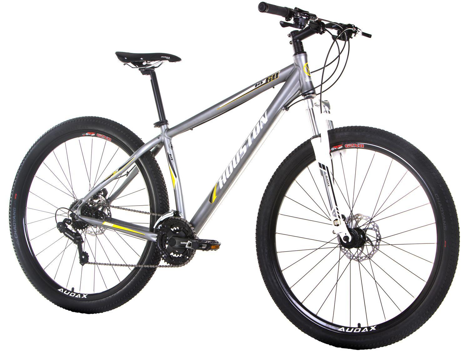 Bicicleta Houston HT60 Aro 29 21 Marchas Suspensão Dianteira Câmbio