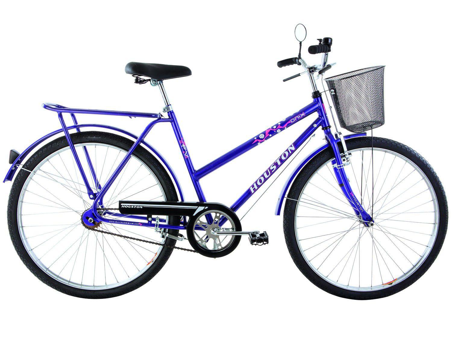 Bicicleta Houston Ônix Aro 26 Freio Varão Bicicleta Magazine Luiza