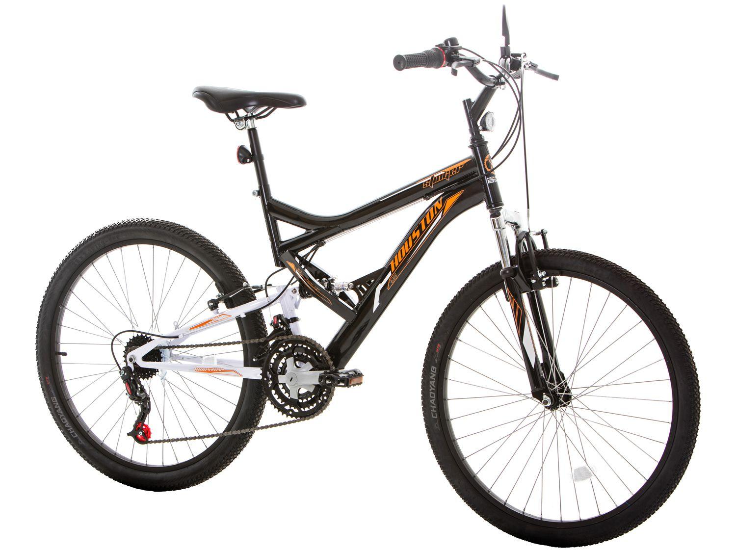 Bicicleta Houston Stinger Aro 26 21 Marchas Freio VBrake Bicicleta Mountain Bike Magazine