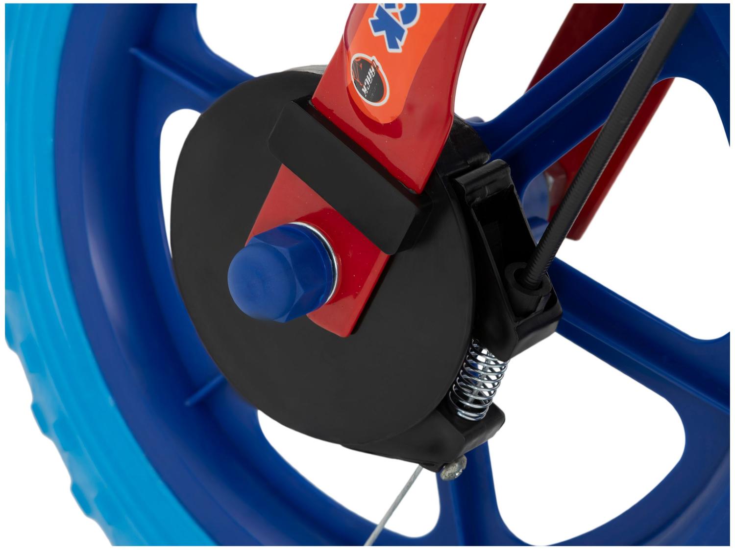 Bicicleta Infantil Aro 12 TK3 Track Arco Íris Vermelho e Azul com Rodinhas