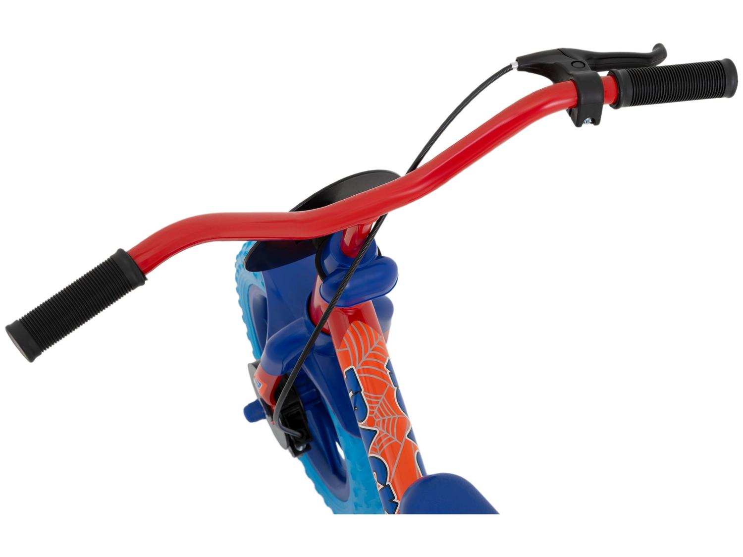 Bicicleta Infantil Aro 12 TK3 Track Arco Íris Vermelho e Azul com Rodinhas
