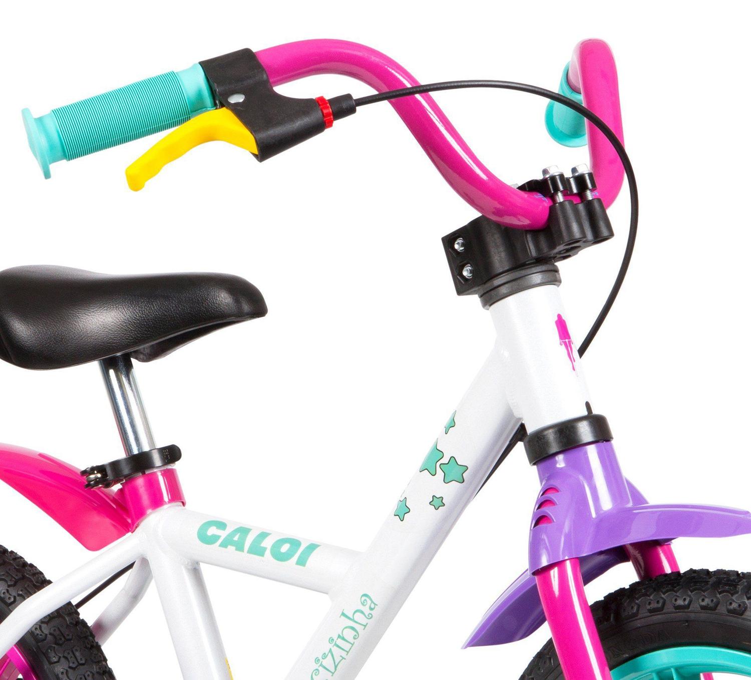 Bicicleta Infantil Aro 14 Com Rodinhas Menina Cecizinha - Caloi ...
