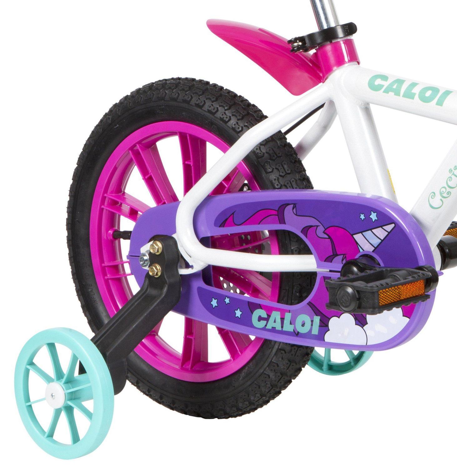 Bicicleta Infantil Aro 14 Com Rodinhas Menina Cecizinha - Caloi ...