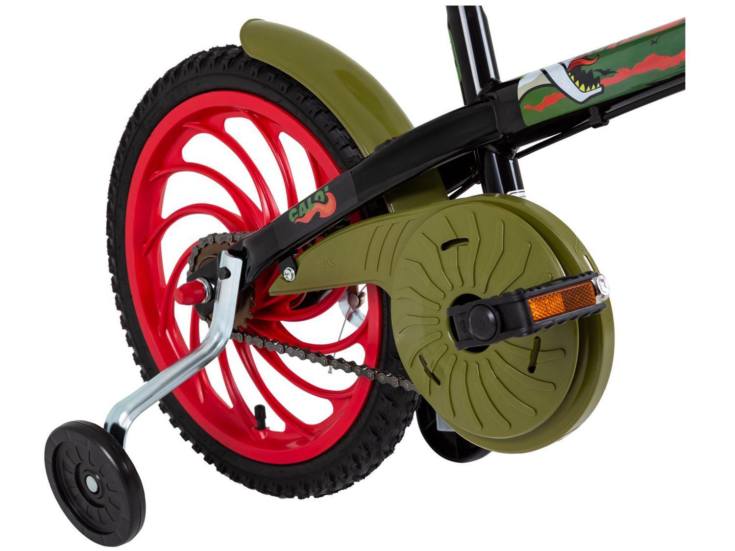 Bicicleta Infantil Aro 16 Caloi Rex Preta