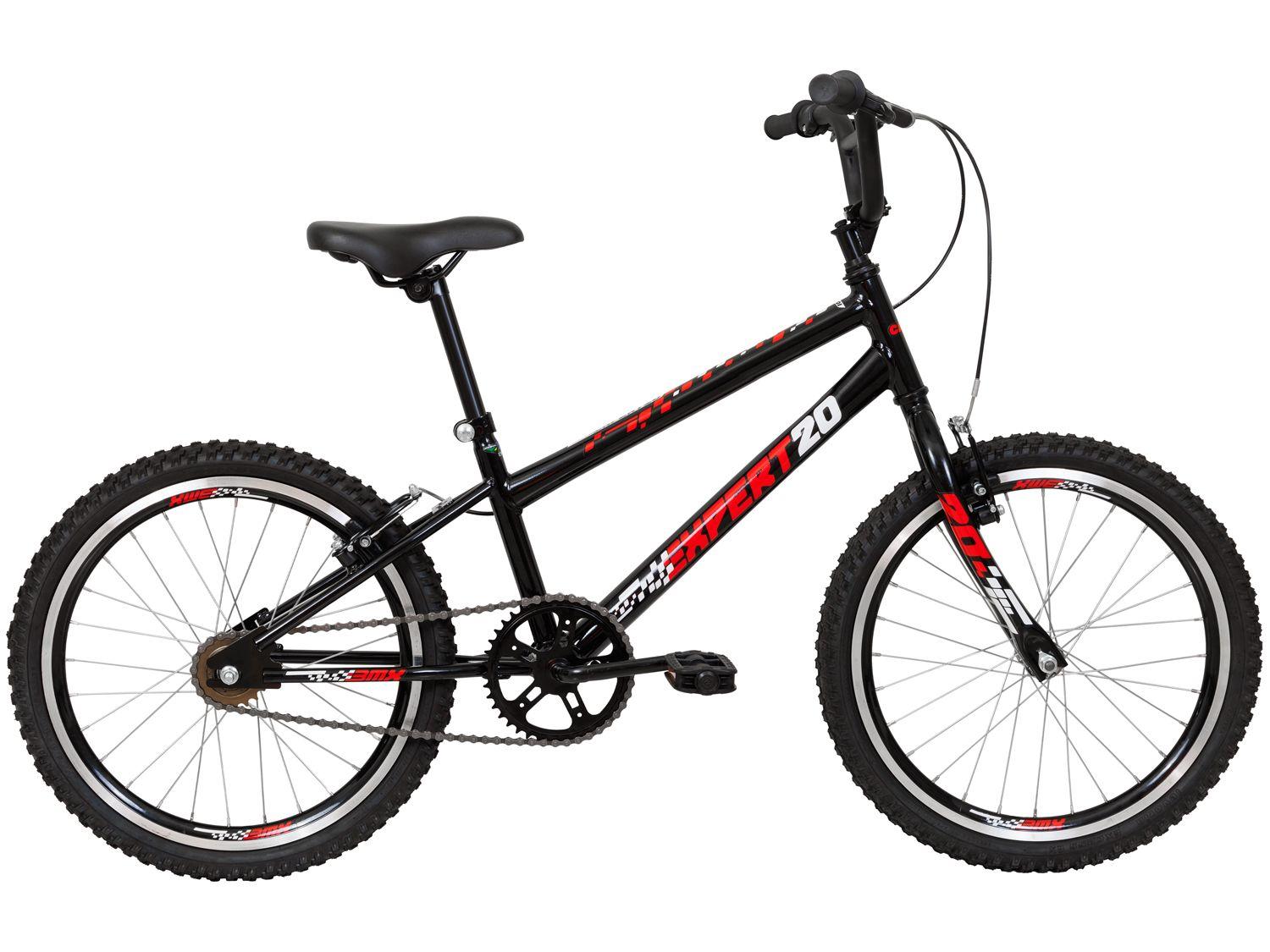 Bicicleta Infantil Aro 20" Caloi Expert Preto Freio V-Brake