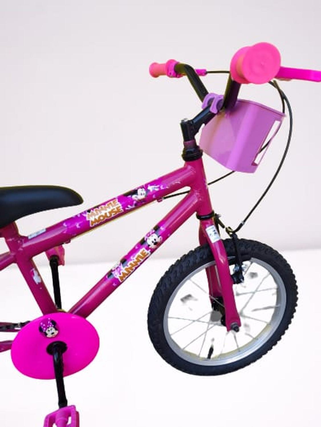 Bicicleta Minnie Mause Rosa Aro 16 - wendy - Bicicleta Infantil - Magazine  Luiza