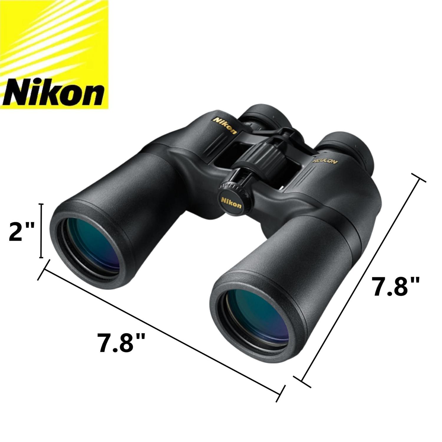 Binóculos Nikon Aculon A211 10-22x50 (8252) Com Acessórios