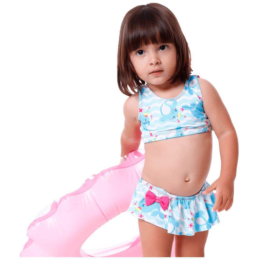roupa de banho infantil com proteção uv