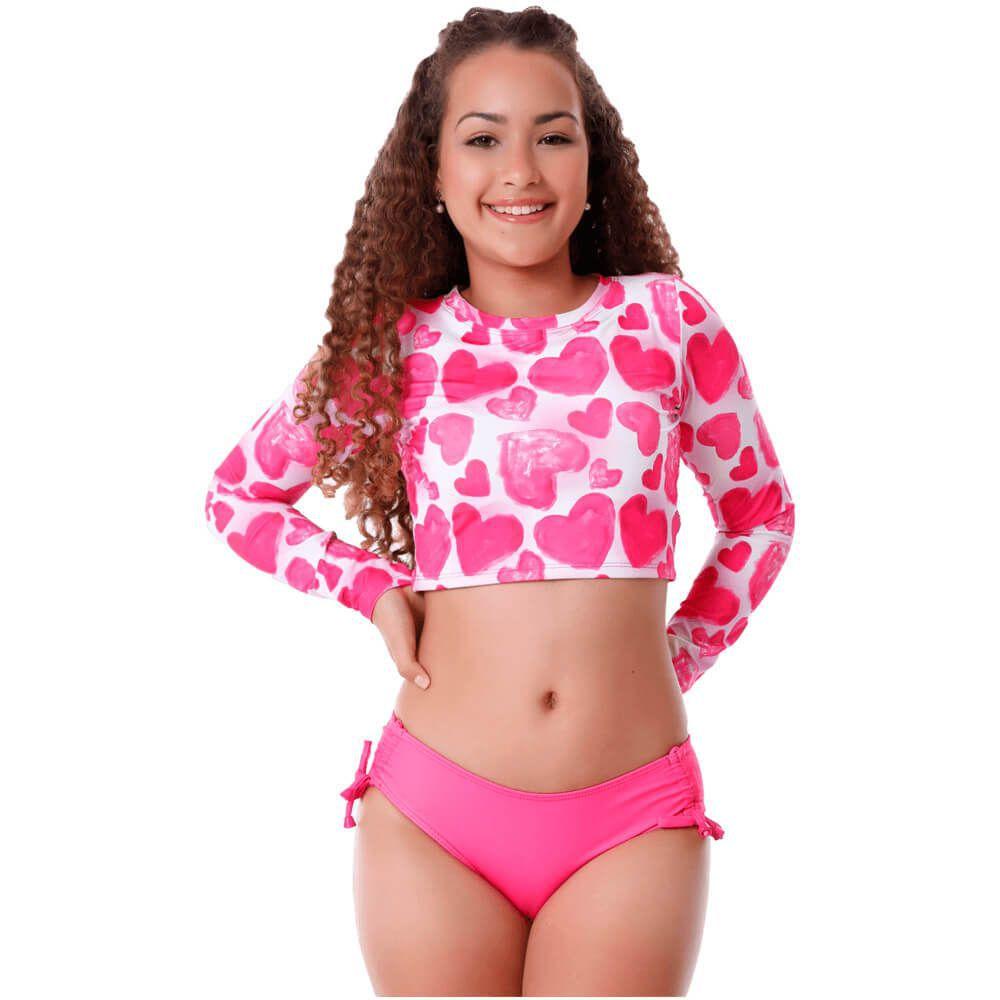 roupa de banho infantil manga longa