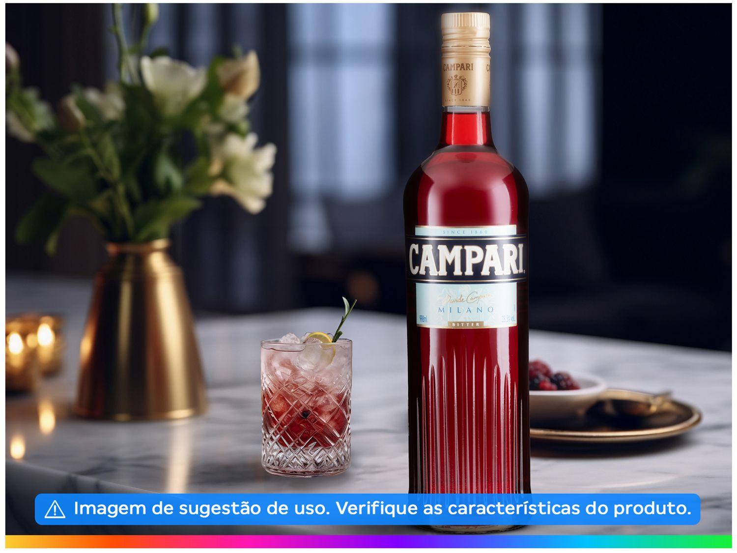 Bitter Campari Milano Davide 998ml
