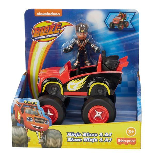 Blaze Monster Machines - Ninja e Aj Carro e Boneco - Mattel - Mattel ...