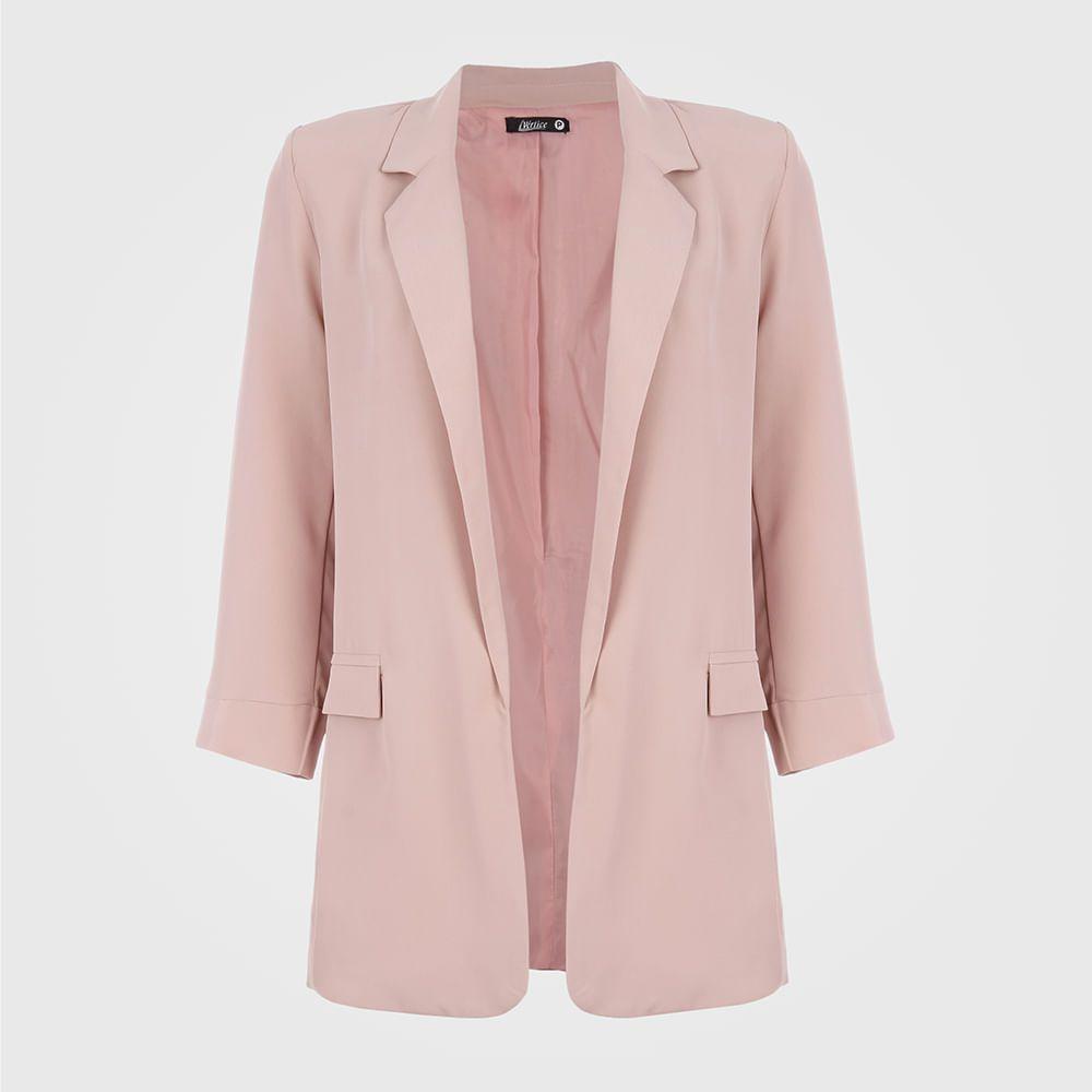 blazer alfaiataria alongado feminino