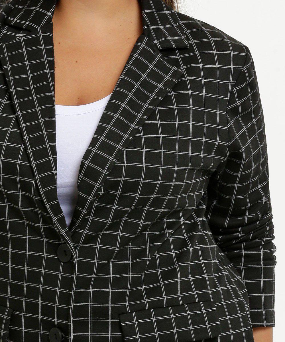 blazer plus size marisa