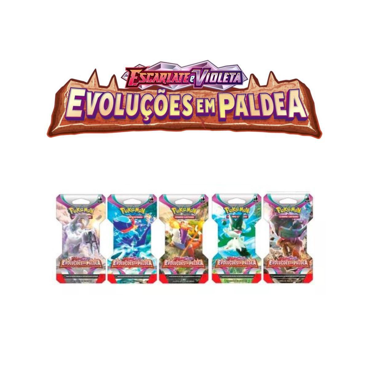 Booster Box Evoluções em Paldea Cartas Pokémon Tcg Copag