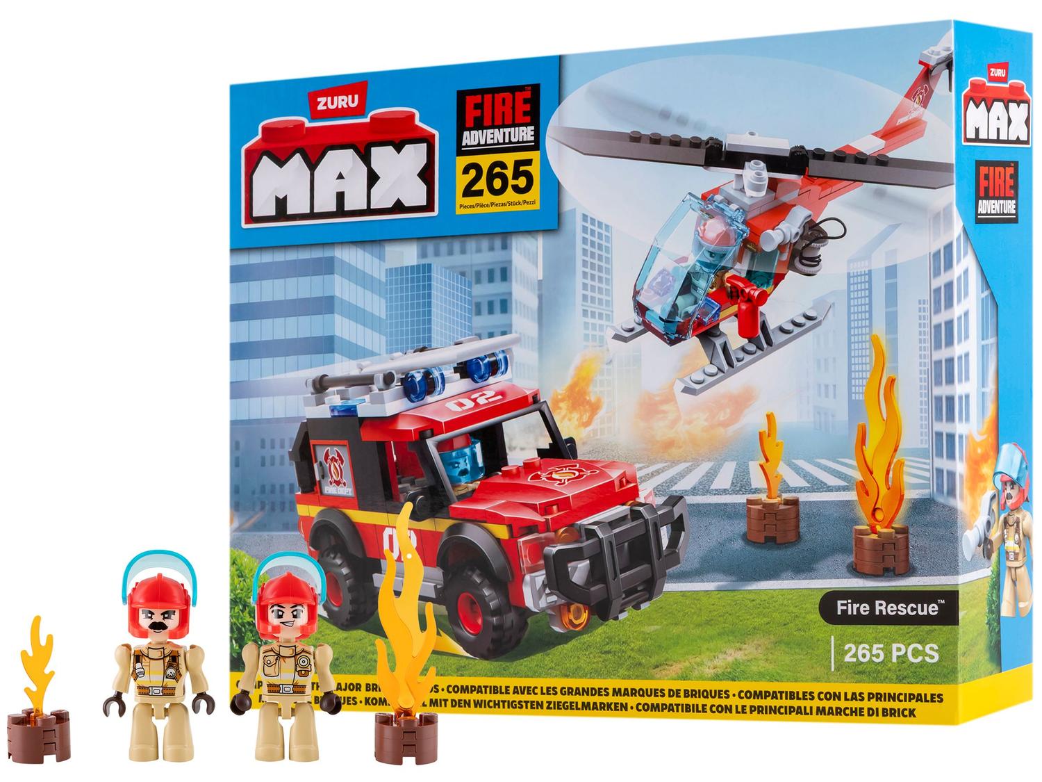 Blocos de Montar Bombeiro Max Fire Adventure