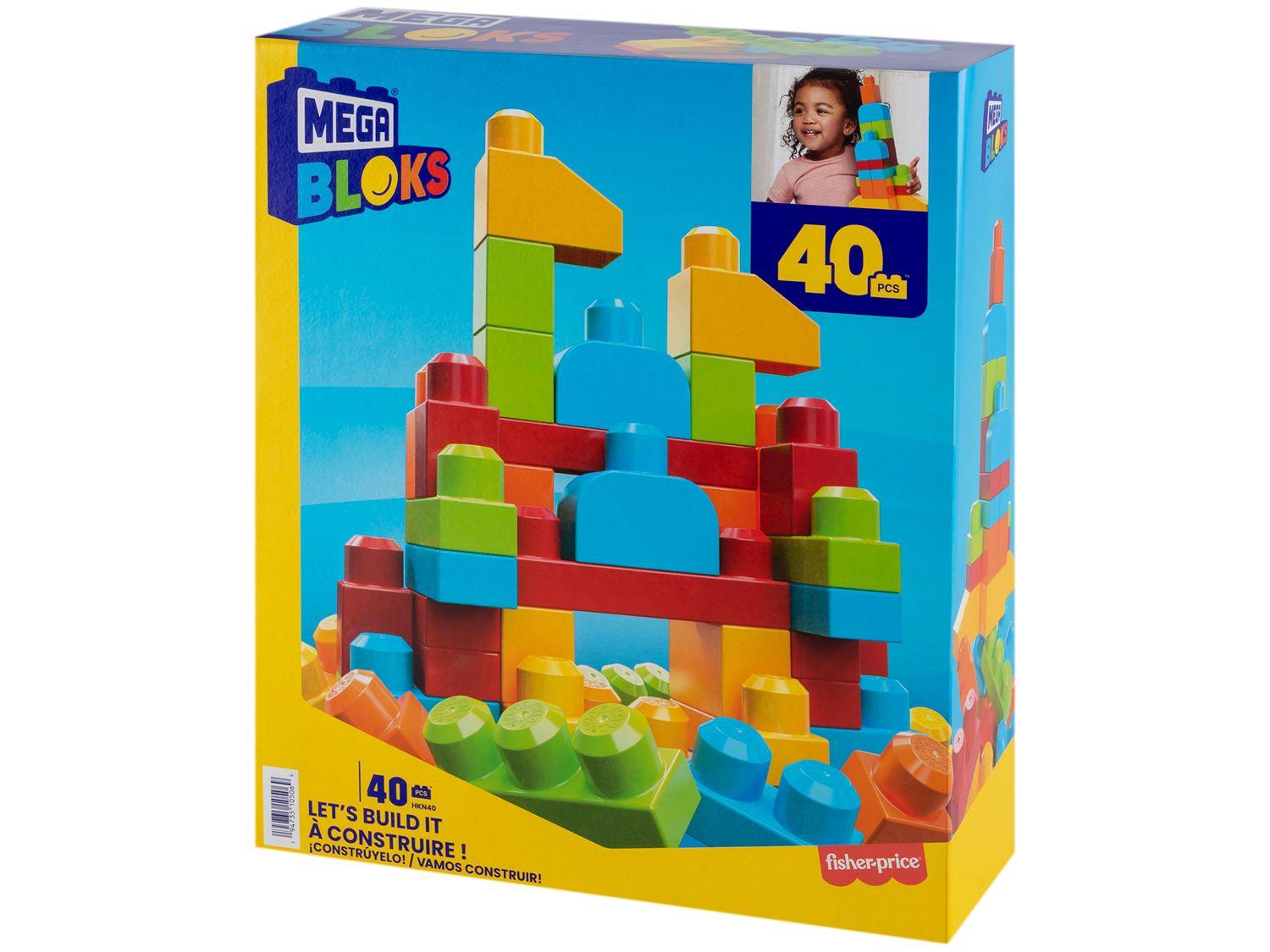 Blocos de Montar Fisher-Price Mega Bloks: Vamos