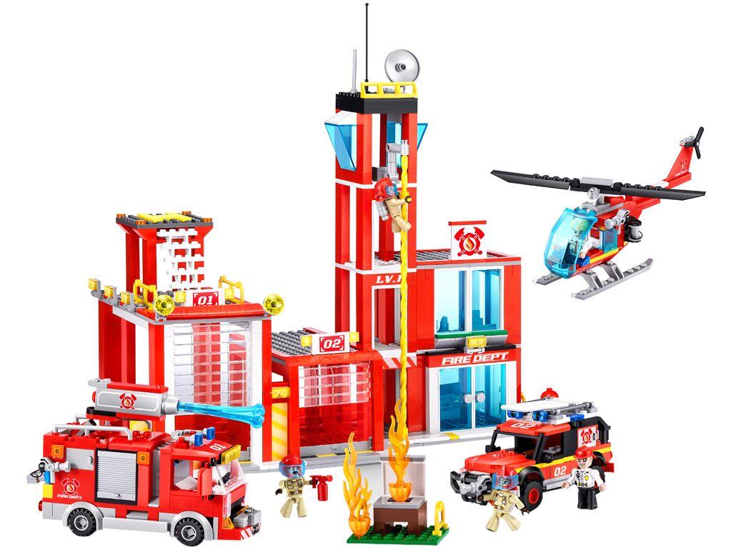 Blocos de Montar Max Fire Adventure Station 