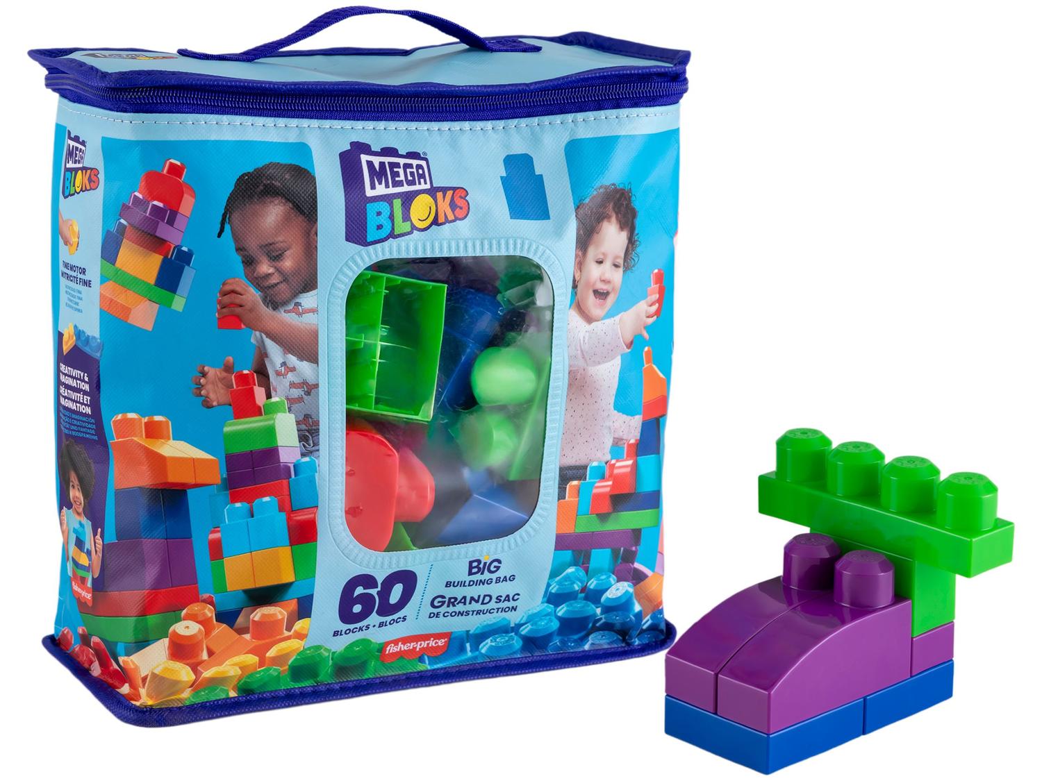 Blocos de Montar Mega Bloks Bolsa de Construção 