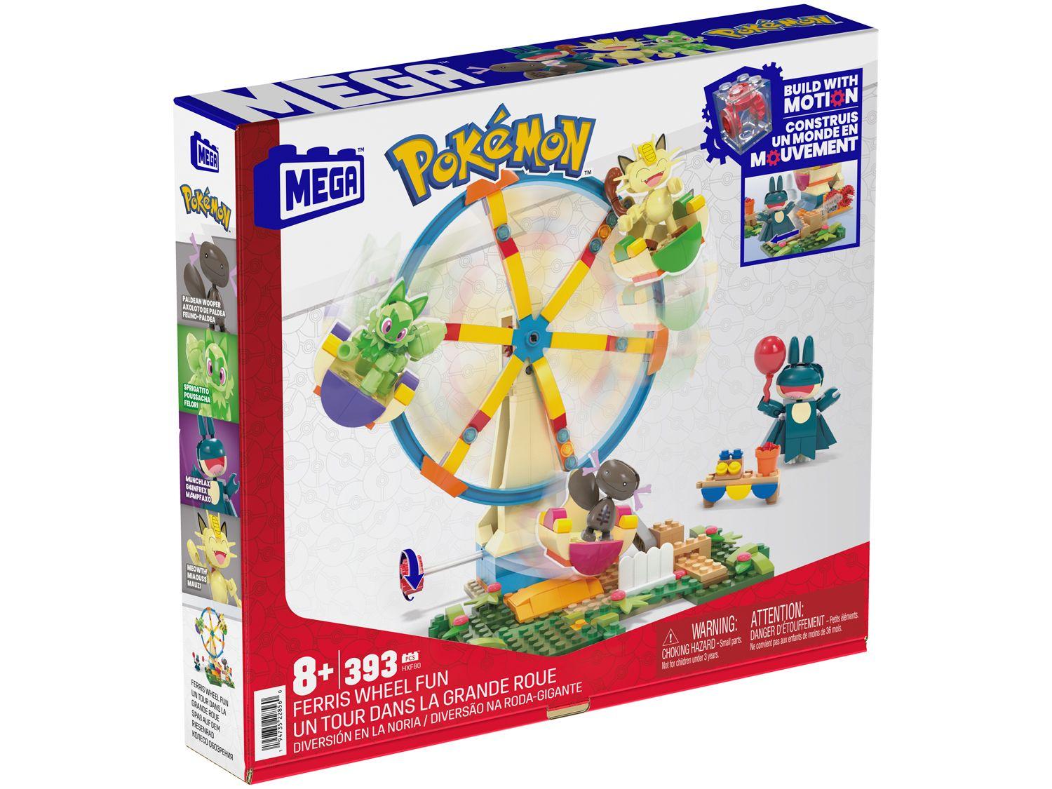 Blocos de Montar Pokémon Mega Jogo de Construção Diversão na Roda ...
