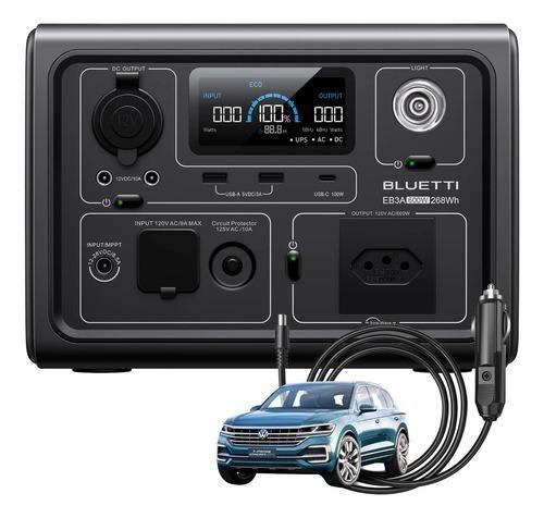 Imagem de Bluetti EB3A 600w 268wh Estação De Energia Portátil + CABO VEICULAR