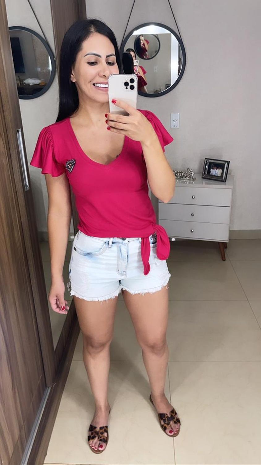 blusa amarrada
