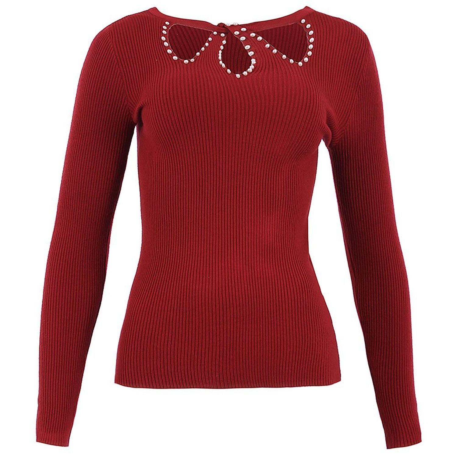 blusa tricot choker
