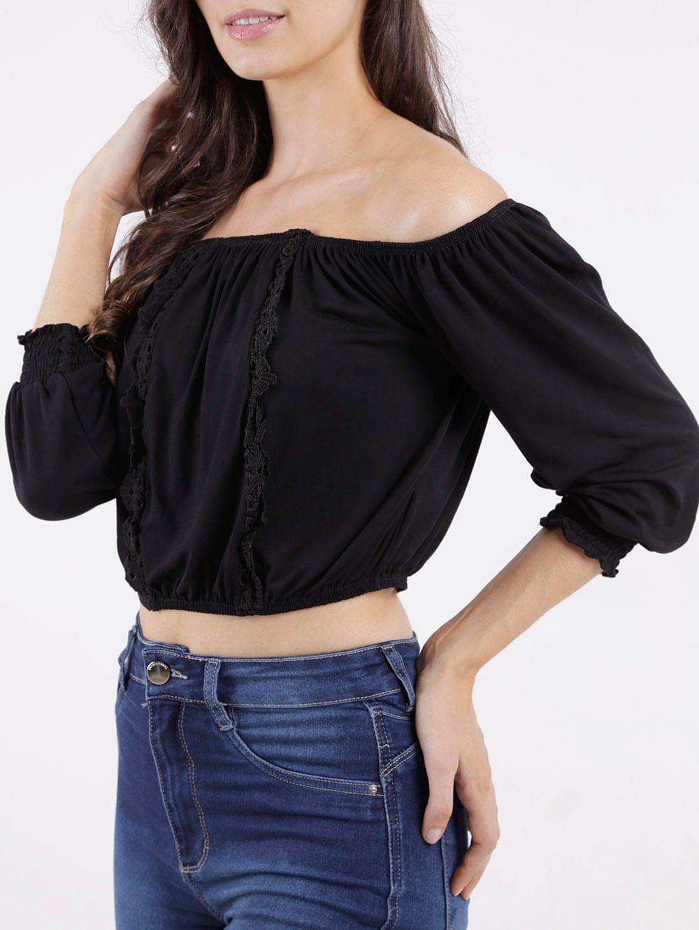 blusa ciganinha de elastico