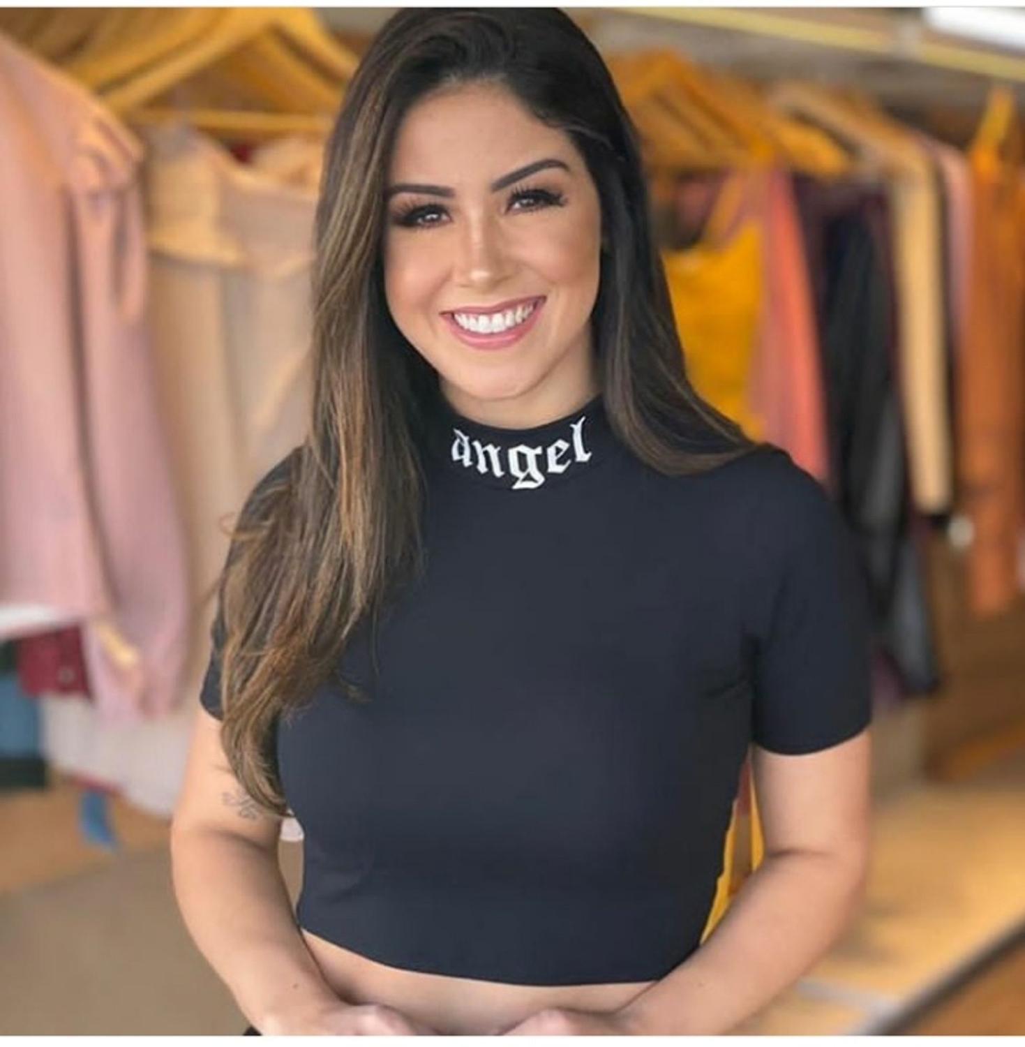 camisa angel feminina