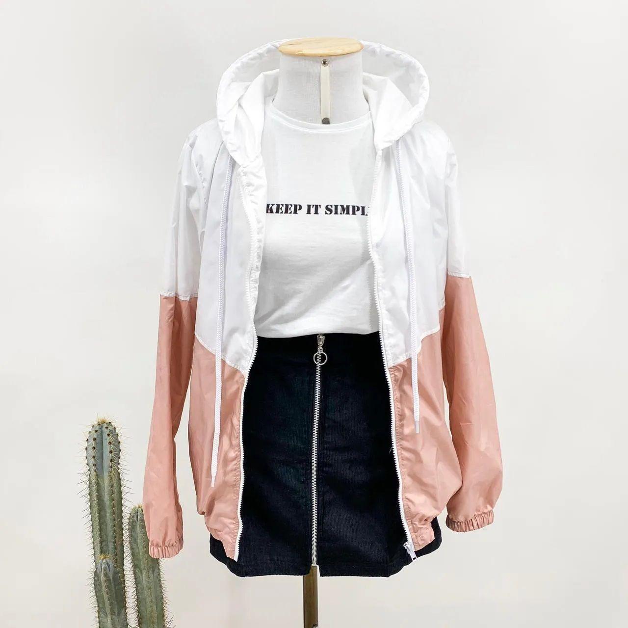 blusa de frio corta vento feminina