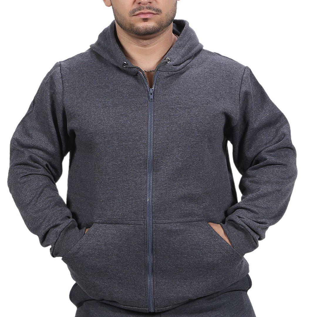 mens sherpa fleece lined moletom com capuz