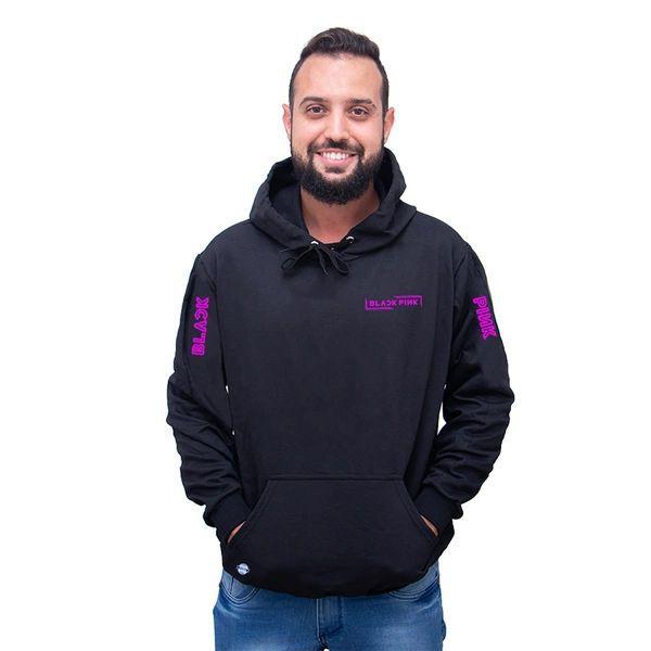 dark pink moletom com capuz