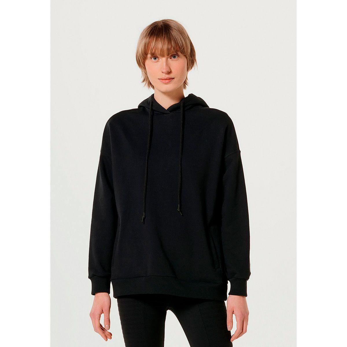 oversized moletom com capuz jacket