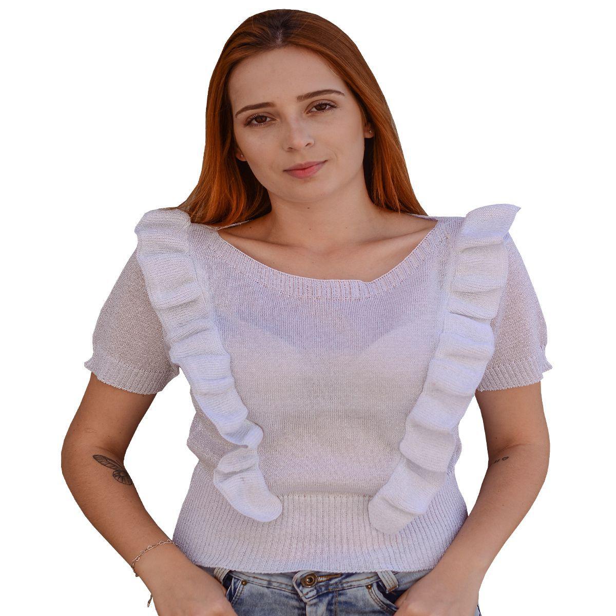 roupas de tricot feminina