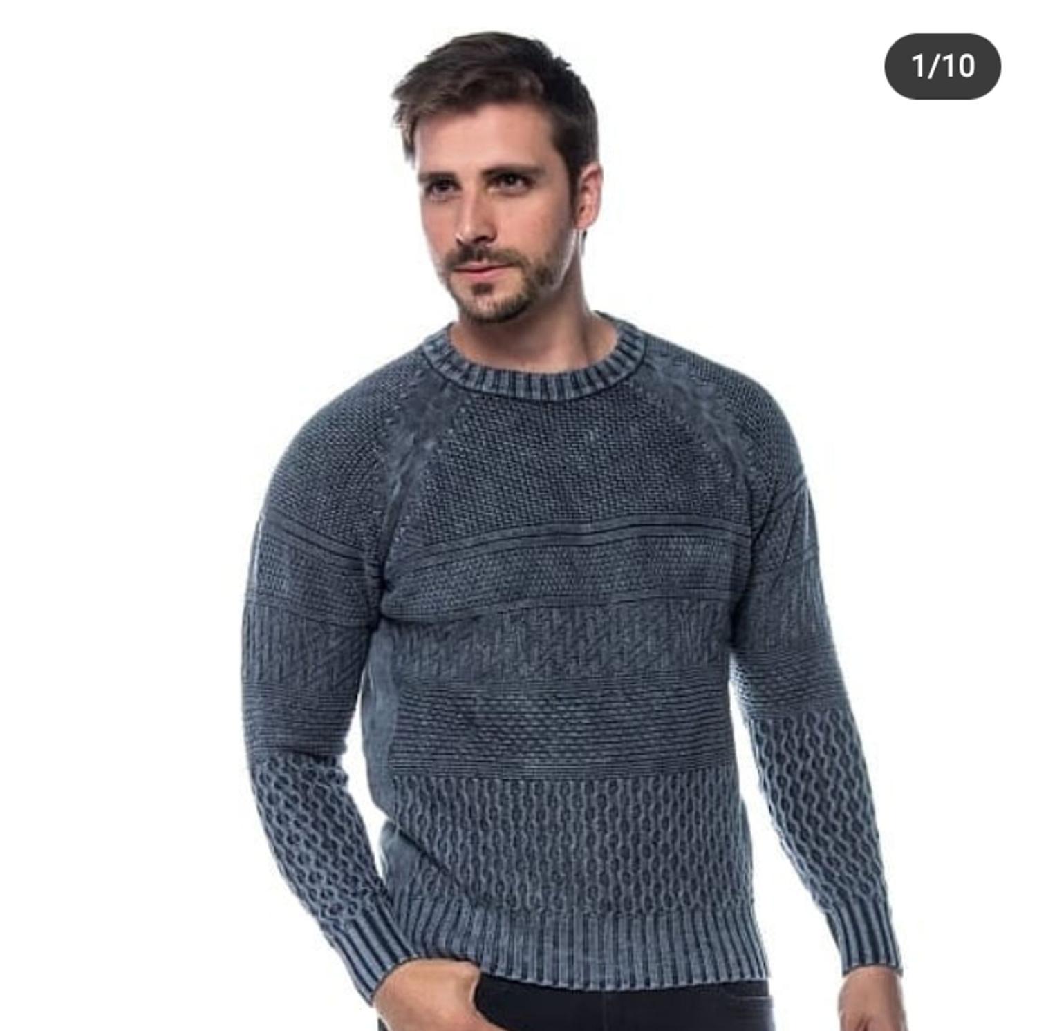 blusa de frio de trico masculina