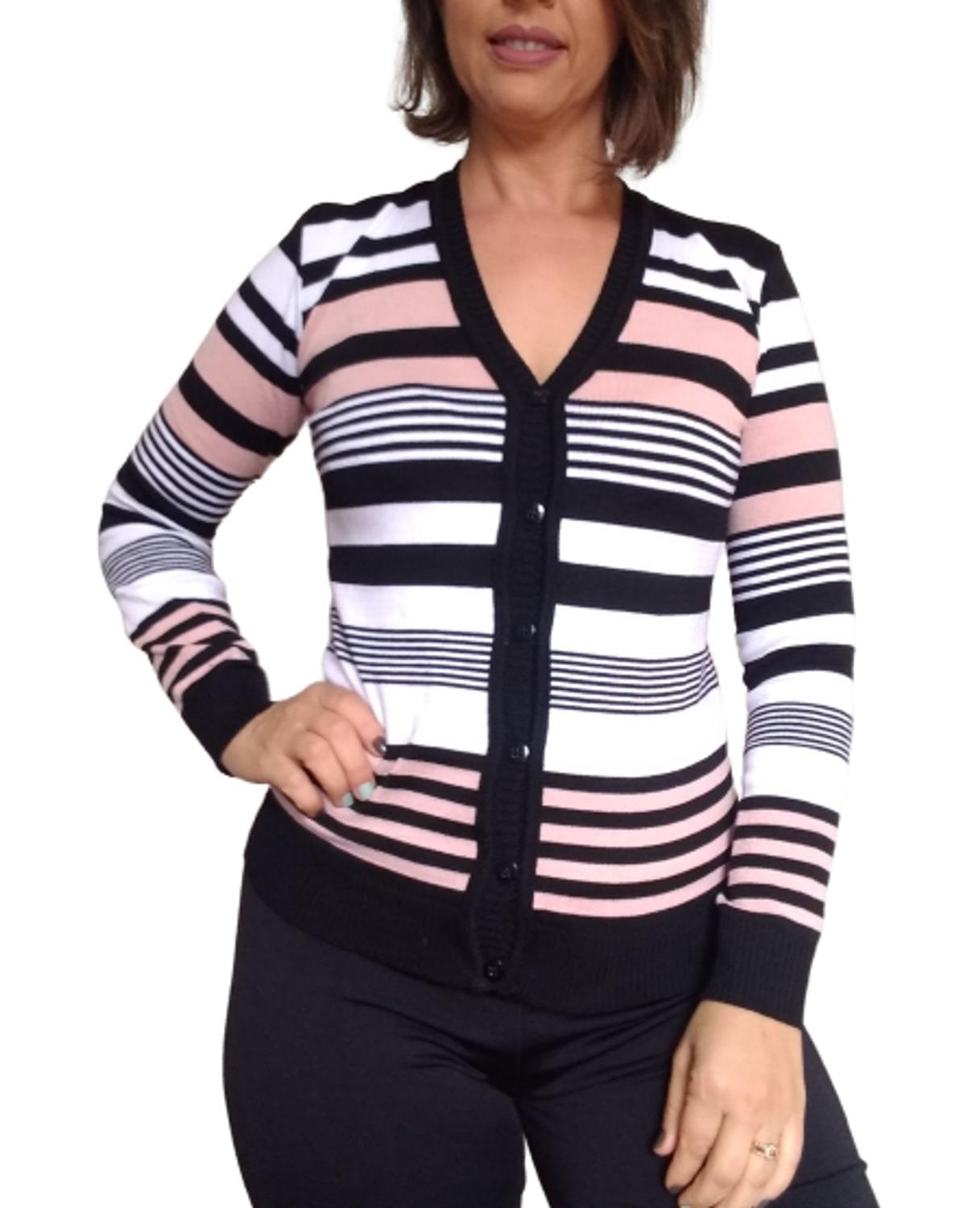 blusa e cardigan