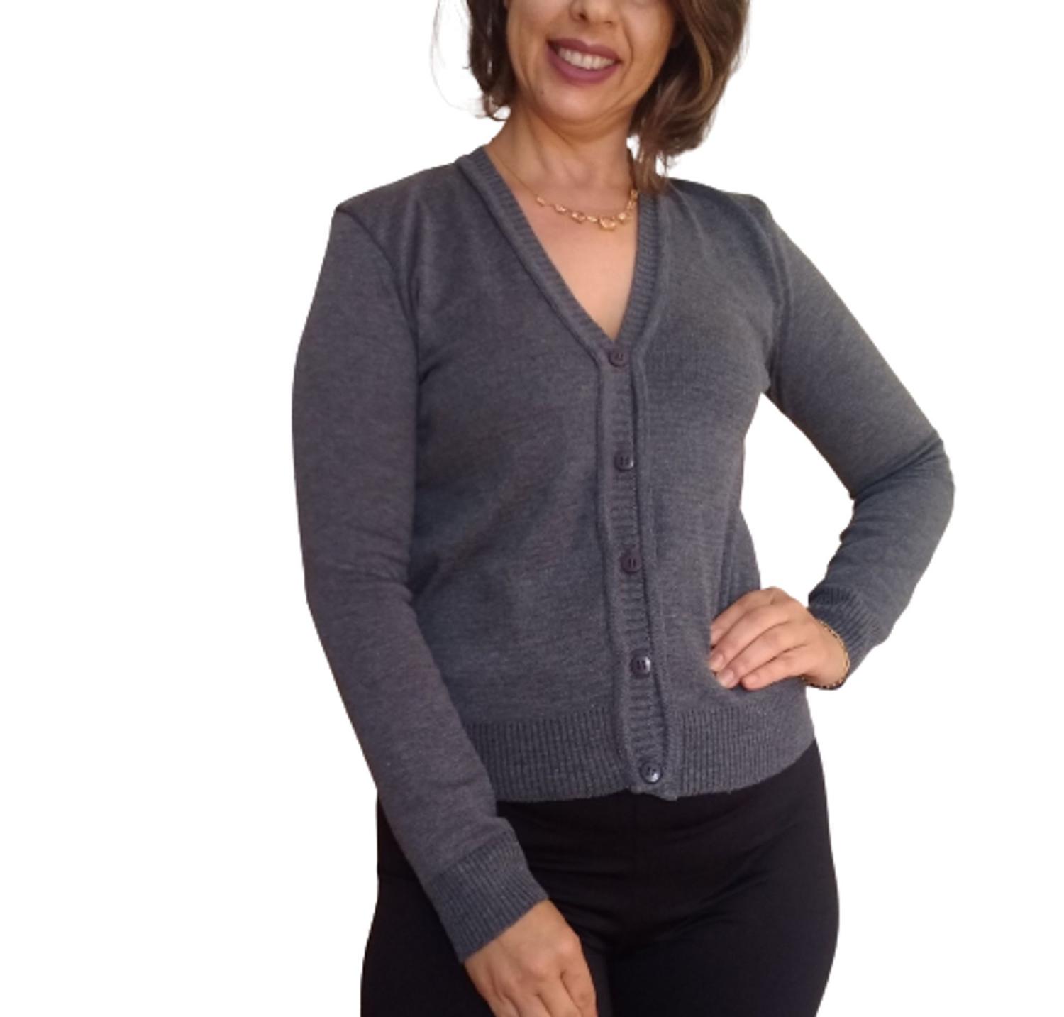 blusa de frio tricô feminino cardigan casaquinho liso