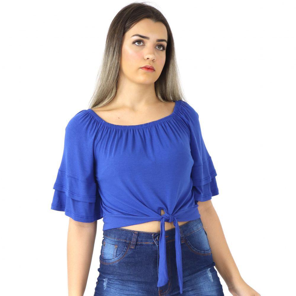 blusas de manga corta para dama