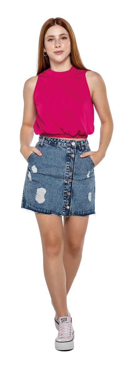 blusas femininas com elastico na barra