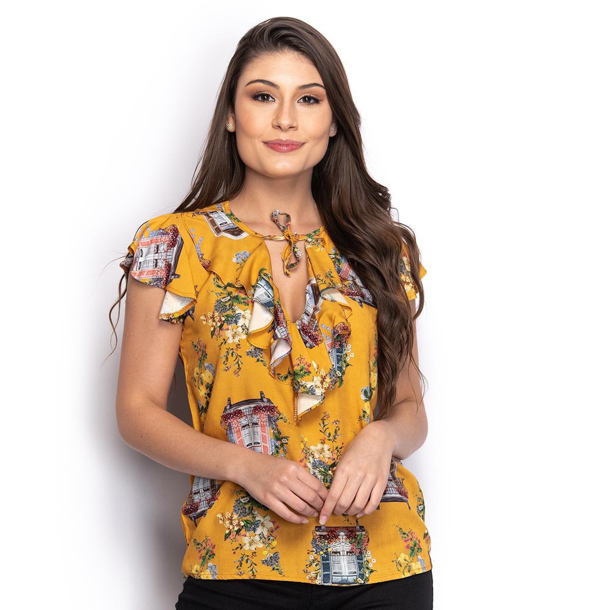 camisas femininas romanticas