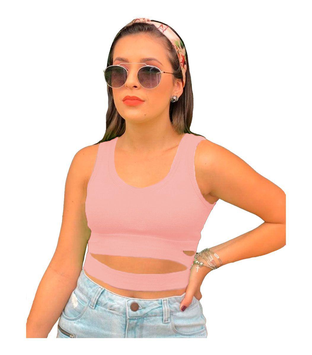 blusas cropped tricot feminina