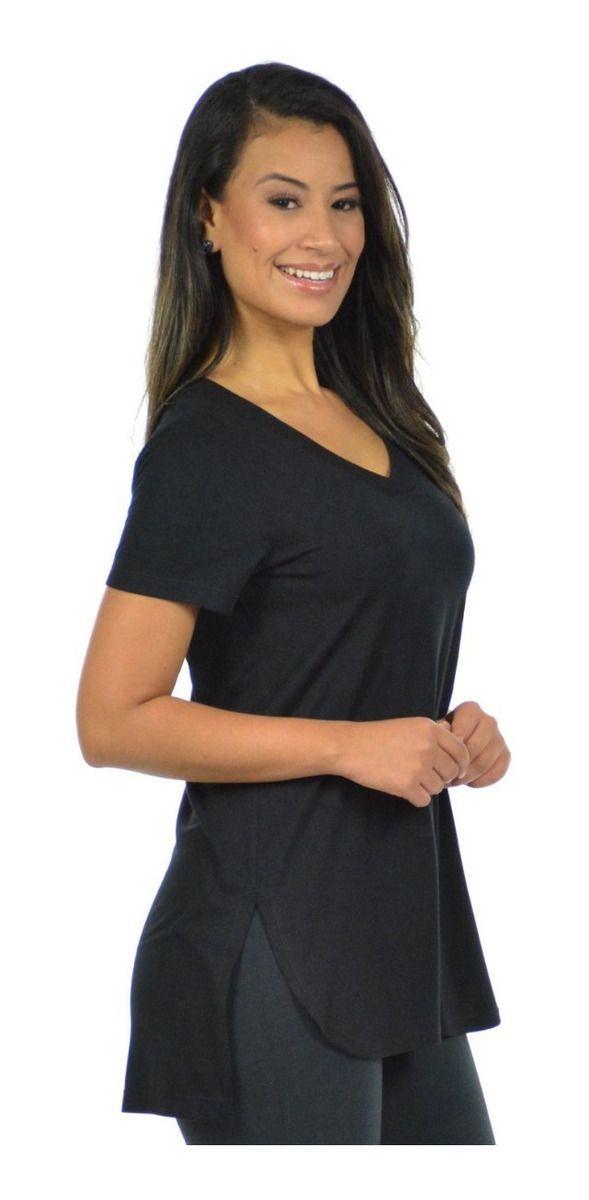 camiseta mais longa atras